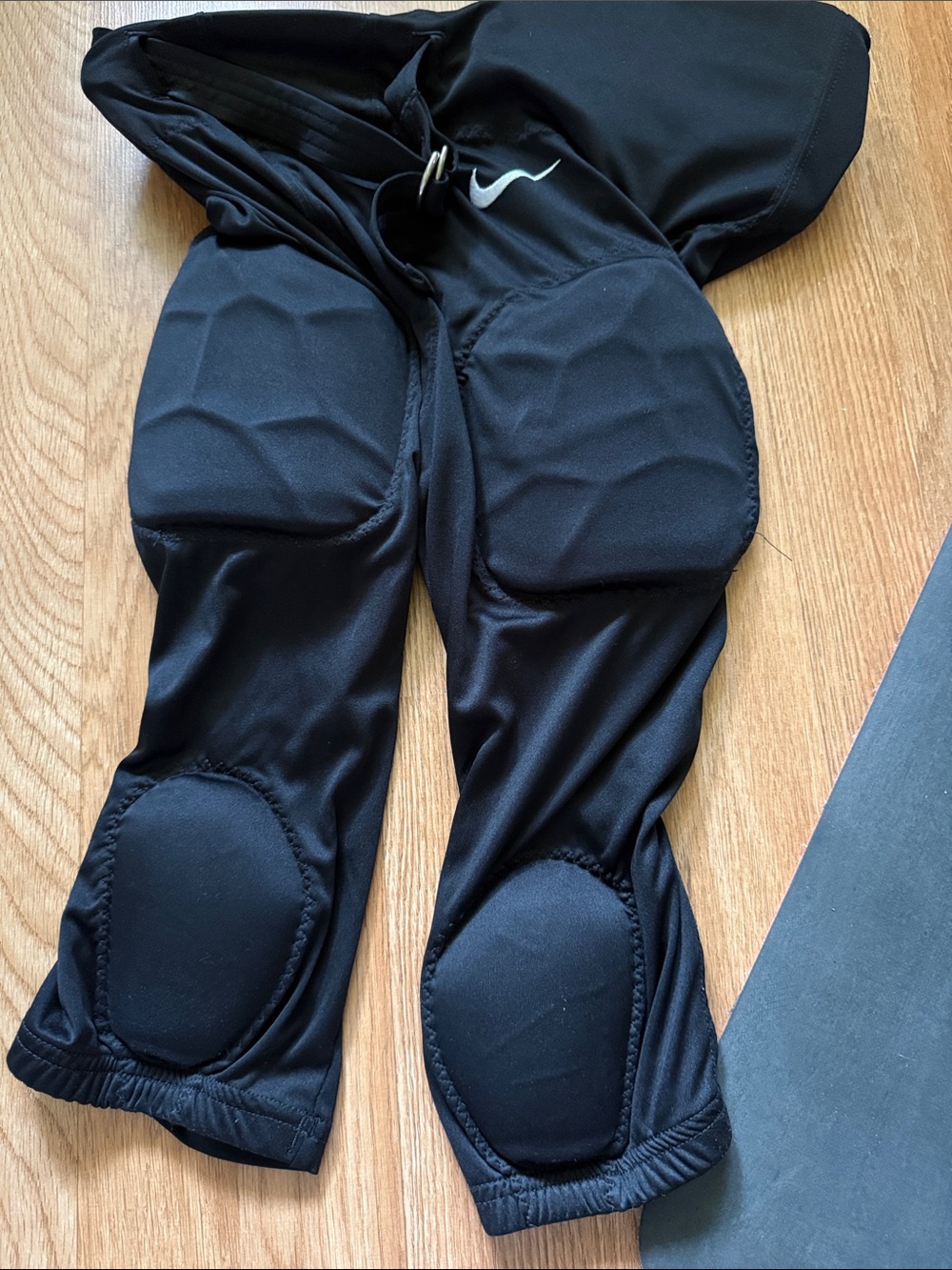 Nike Black Youth Padded Football/Compression Joggers